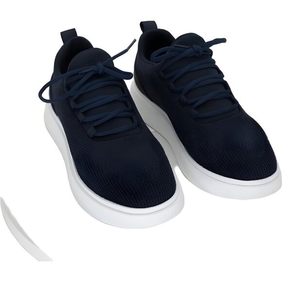 Hugo Boss Men's Neoprene Lace-Up Navy Sneakers EU 43 US 10 - Picture 1 of 6